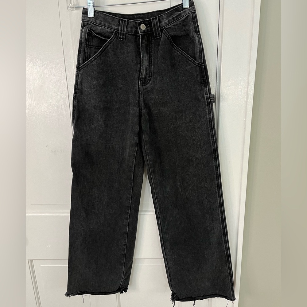 J GALT Shanghai CarpenterJeans Size S Brandy Melville Baggy Fit 90s Charcoal